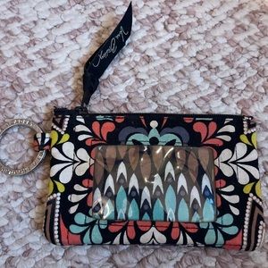 Vera Bradley Paisley Coin Purse with Key Ring